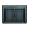 Fireplace Glass Doors Easton Large Gunmetal EA-5012GM